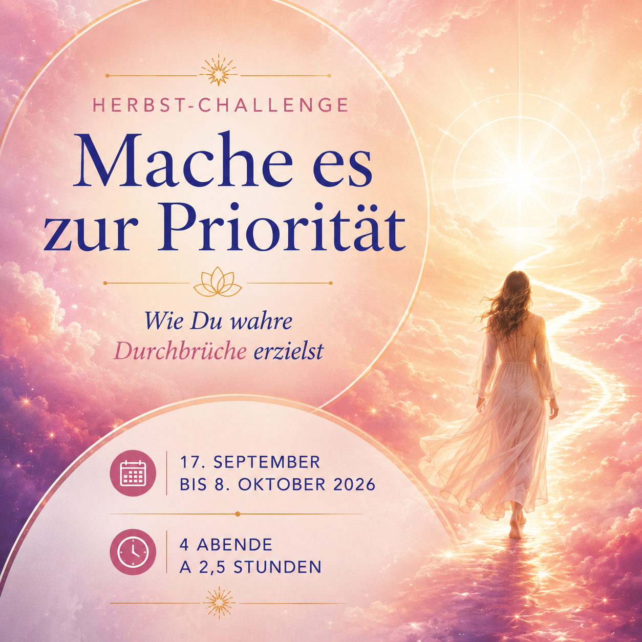 Herbst-Challenge: Mache es zur Priorität